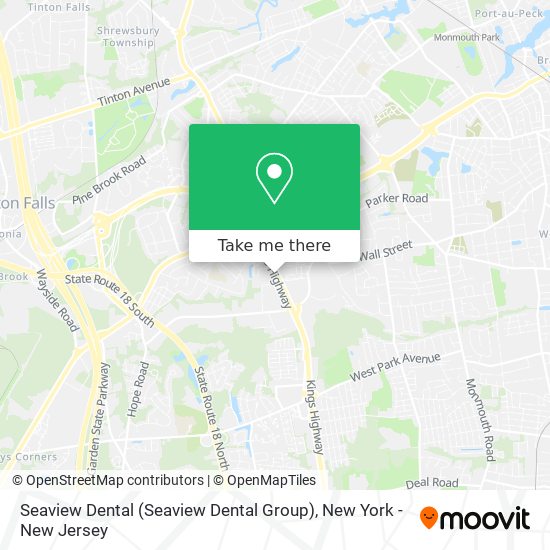 Mapa de Seaview Dental (Seaview Dental Group)