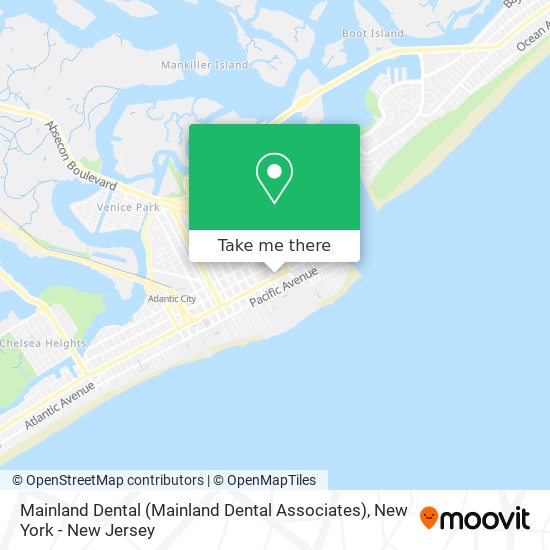 Mapa de Mainland Dental (Mainland Dental Associates)