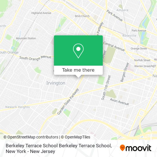 Mapa de Berkeley Terrace School Berkeley Terrace School