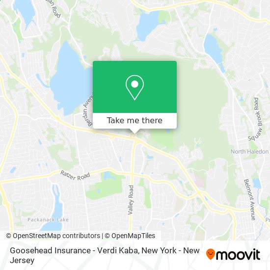 Mapa de Goosehead Insurance - Verdi Kaba