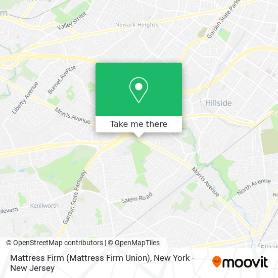 Mapa de Mattress Firm (Mattress Firm Union)