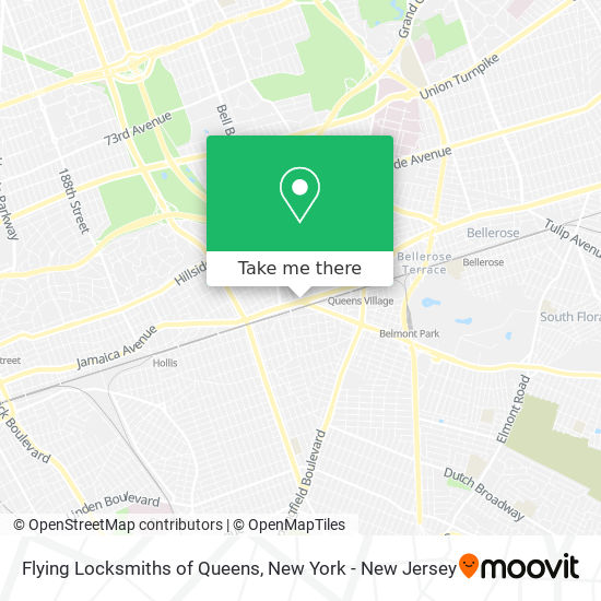 Flying Locksmiths of Queens map