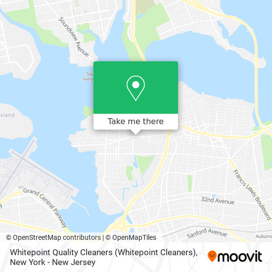 Whitepoint Quality Cleaners (Whitepoint Cleaners) map