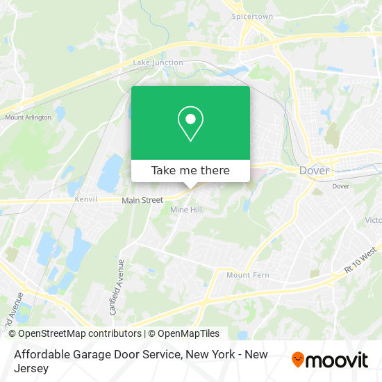 Mapa de Affordable Garage Door Service