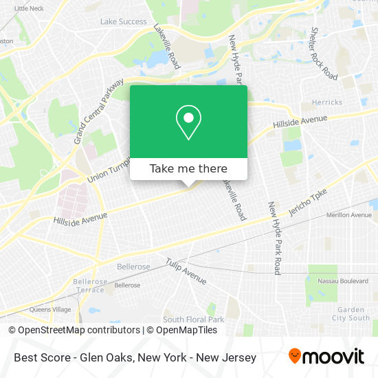 Mapa de Best Score - Glen Oaks