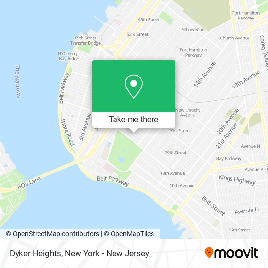 Mapa de Dyker Heights