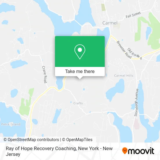 Ray of Hope Recovery Coaching map