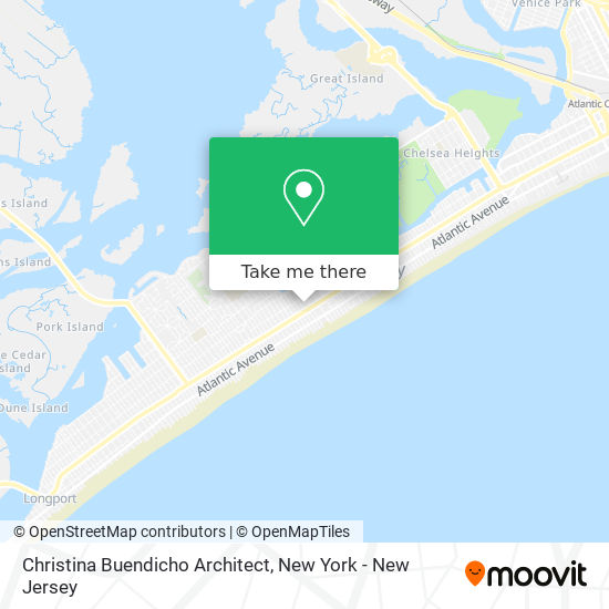 Christina Buendicho Architect map