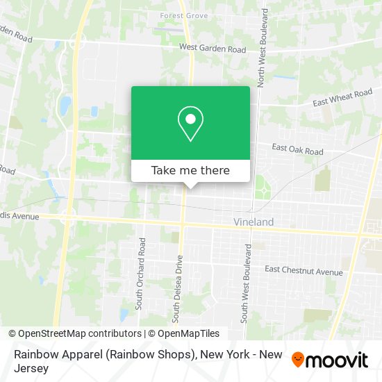 Rainbow Apparel (Rainbow Shops) map