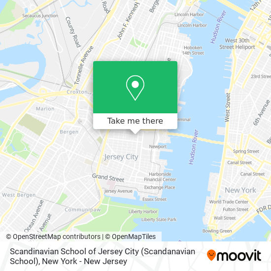 Mapa de Scandinavian School of Jersey City (Scandanavian School)