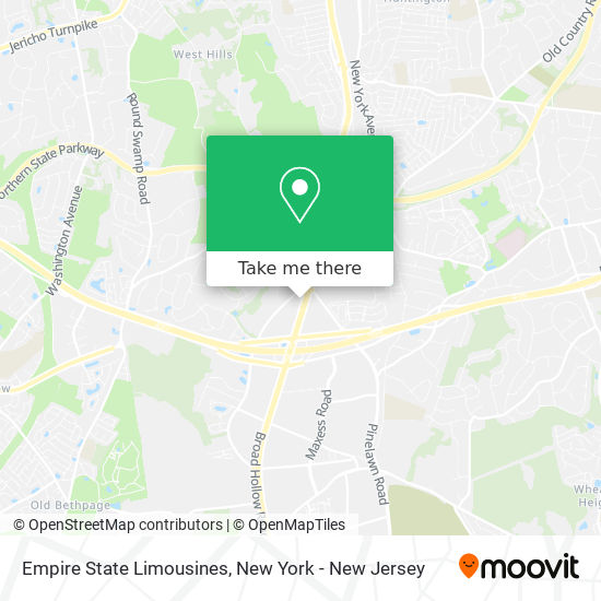 Empire State Limousines map