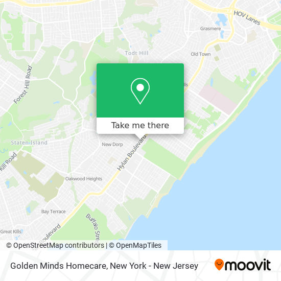 Golden Minds Homecare map