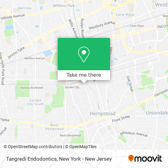 Mapa de Tangredi Endodontics