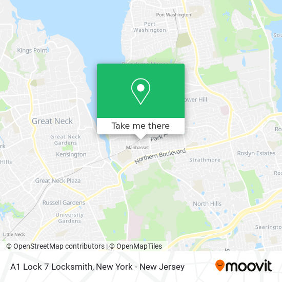 A1 Lock 7 Locksmith map