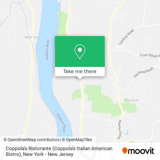 Mapa de Coppola's Ristorante (Coppola's Italian American Bistro)