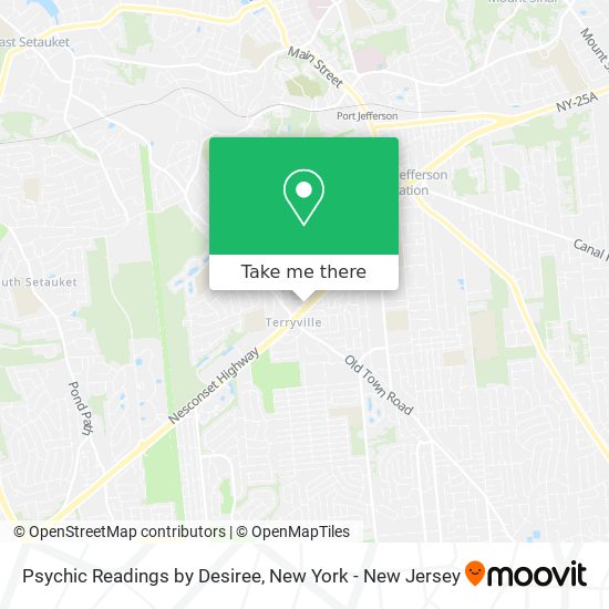 Psychic Readings by Desiree map