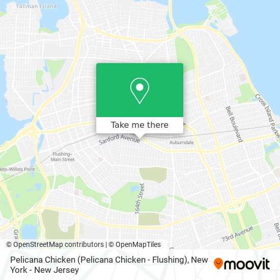 Mapa de Pelicana Chicken (Pelicana Chicken - Flushing)