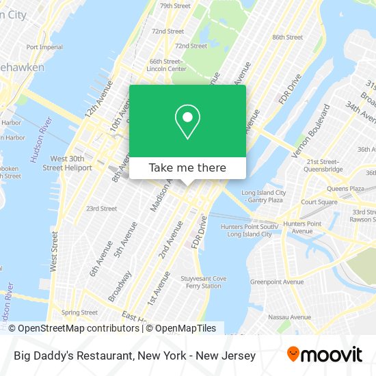 Mapa de Big Daddy's Restaurant