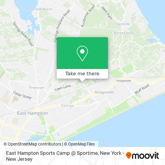 Mapa de East Hampton Sports Camp @ Sportime