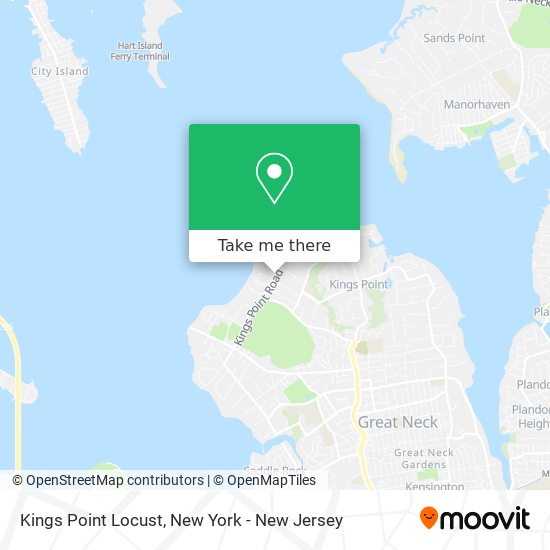 Mapa de Kings Point Locust