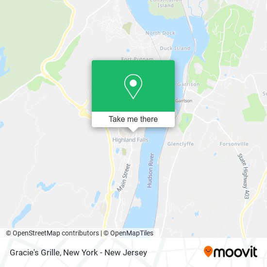 Gracie's Grille map