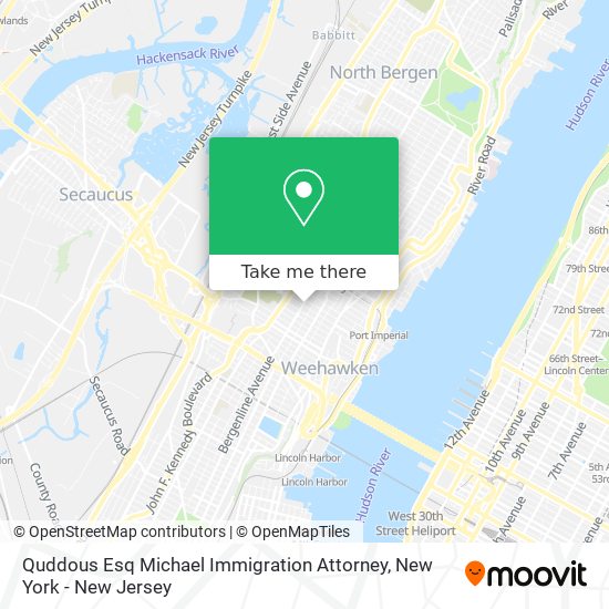 Mapa de Quddous Esq Michael Immigration Attorney