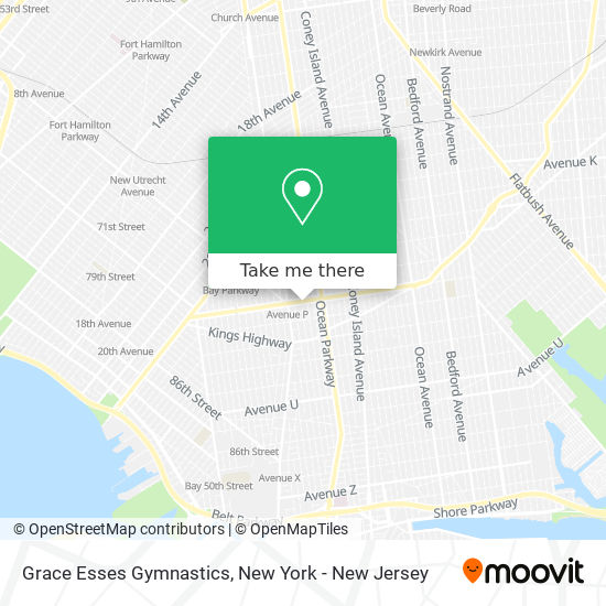 Mapa de Grace Esses Gymnastics