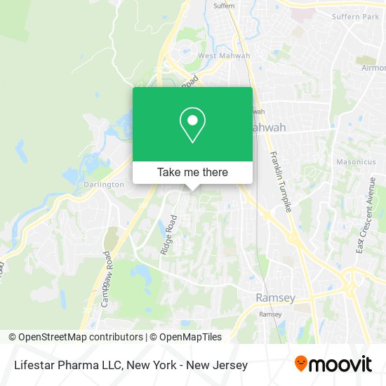 Mapa de Lifestar Pharma LLC