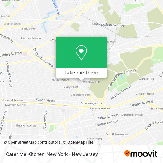 Cater Me Kitchen map