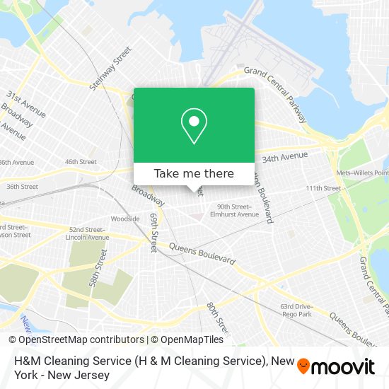 Mapa de H&M Cleaning Service