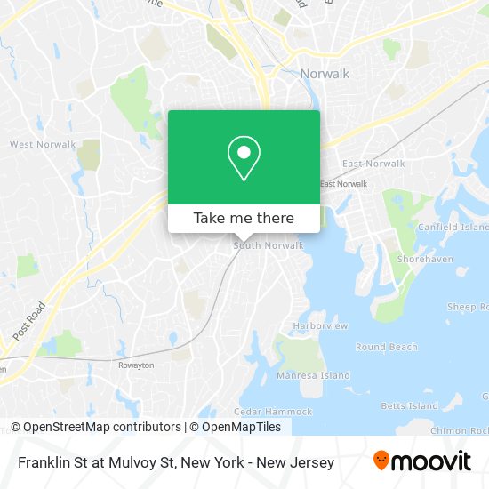 Mapa de Franklin St at Mulvoy St