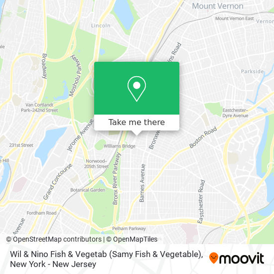 Mapa de Wil & Nino Fish & Vegetab (Samy Fish & Vegetable)