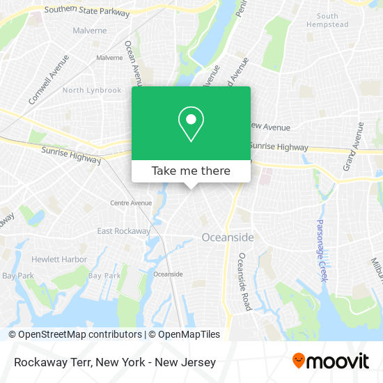 Rockaway Terr map