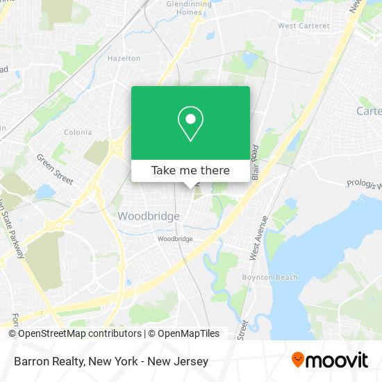 Barron Realty map