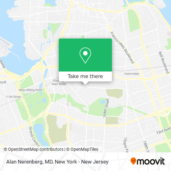 Alan Nerenberg, MD map