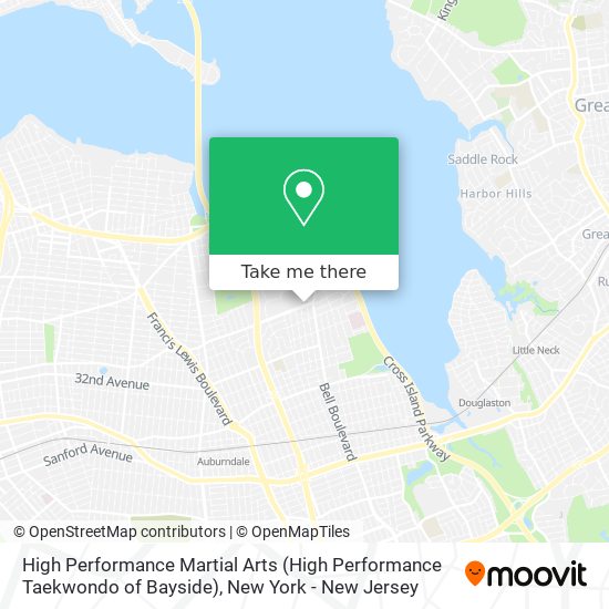 High Performance Martial Arts (High Performance Taekwondo of Bayside) map