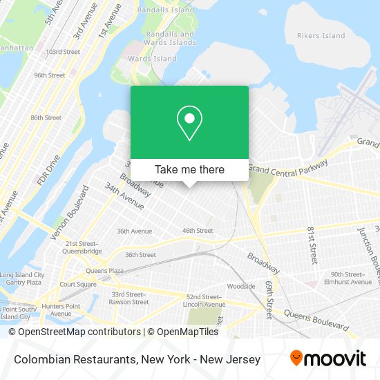 Colombian Restaurants map