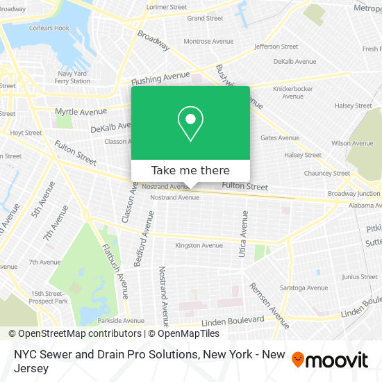 Mapa de NYC Sewer and Drain Pro Solutions