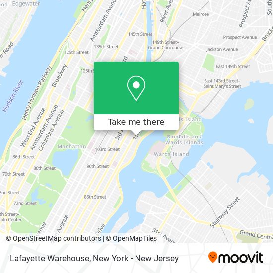 Mapa de Lafayette Warehouse