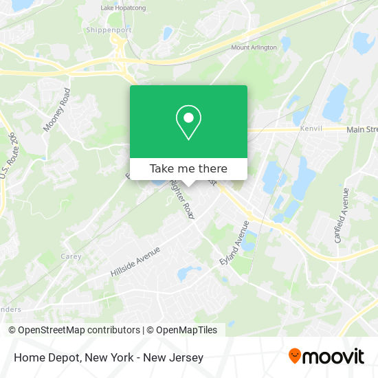 Mapa de Home Depot