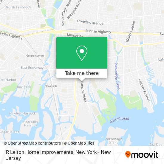 R Leiton Home Improvements map