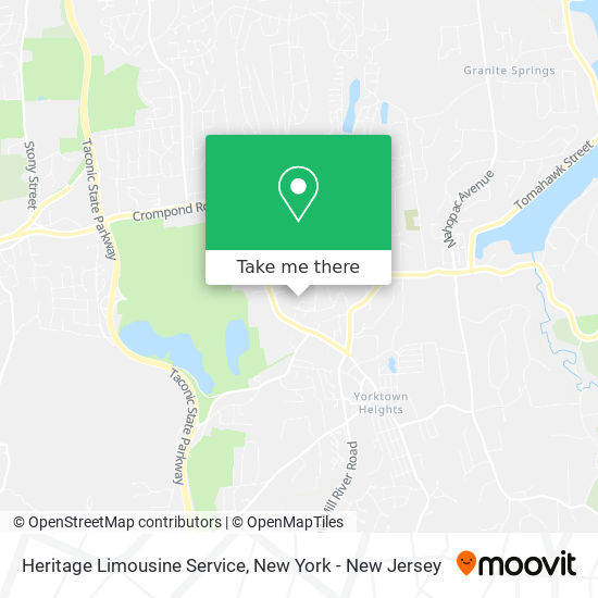 Heritage Limousine Service map