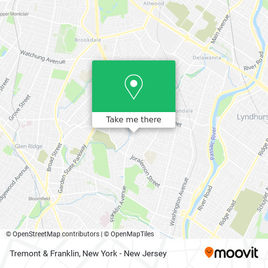 Mapa de Tremont & Franklin