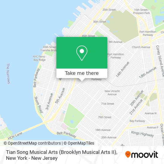 Mapa de Tian Song Musical Arts (Brooklyn Musical Arts II)