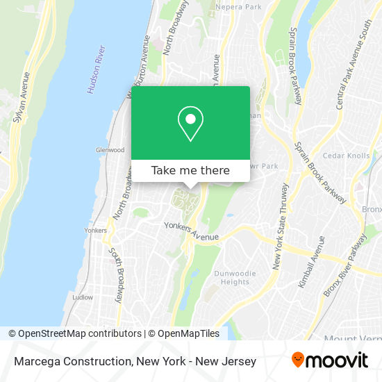 Marcega Construction map