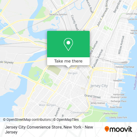 Jersey City Convenience Store map