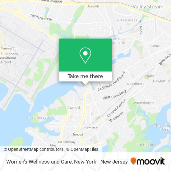 Women's Wellness and Care map