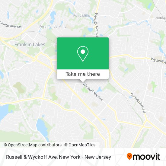 Mapa de Russell & Wyckoff Ave