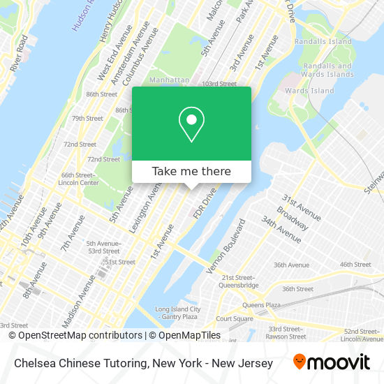 Mapa de Chelsea Chinese Tutoring