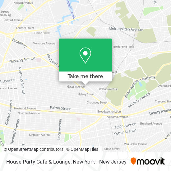Mapa de House Party Cafe & Lounge